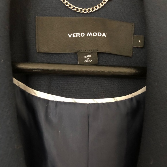 Vero Moda navy blazer jacket - Picture 3 of 3